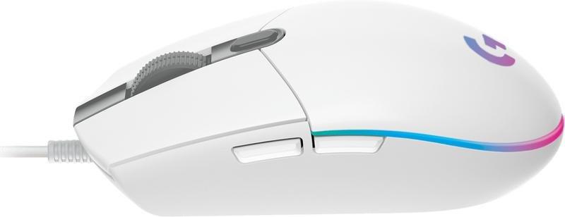Logitech G 910-005797 G203 Lightsync Optical Gaming Mouse White 8000 Dpi, , large image number 2