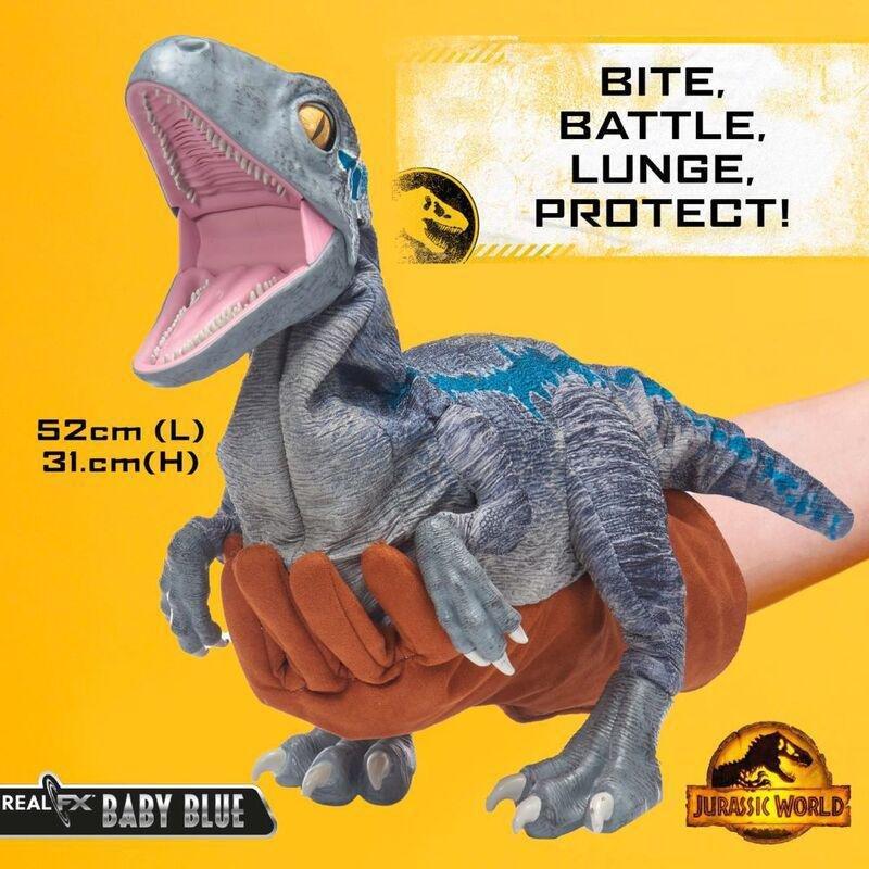 Jurassic World Animatronic Dinosaur Real Rx Baby Blue Figure, , large image number 1