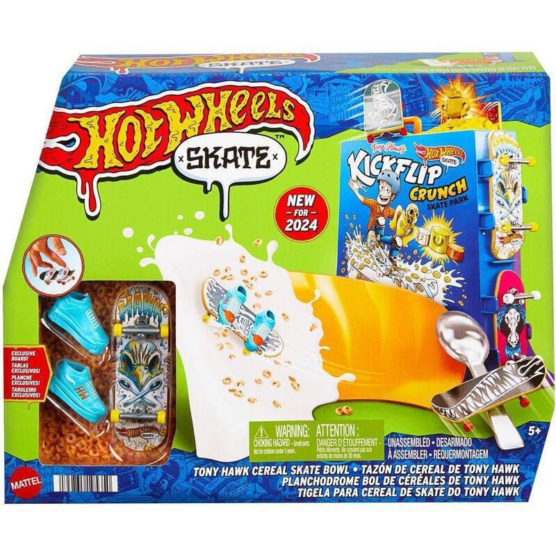 Hot Wheels Skates Tony Hawk Cereal Skate Bowl Playset HTP09, , large image number 0