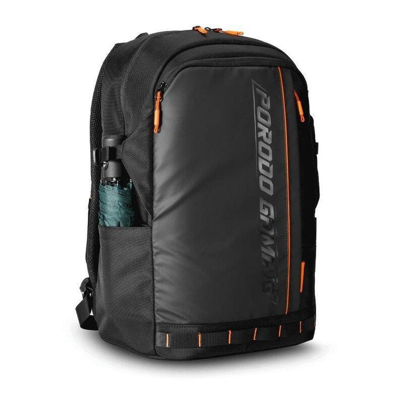 Porodo Gaming PU Laptop Backpack with USB-C Port and PS5 Compartment - Black, , medium