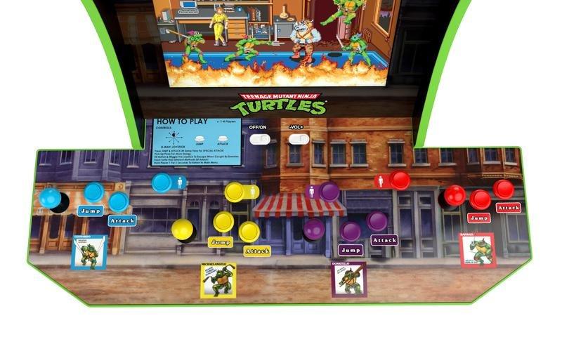 Arcade 1Up Teenage Mutant Ninja Turtles with Riser 57.8-inch, , large image number 3