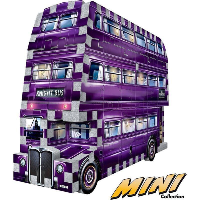 Wrebbit Harry Potter The Knight Bus 130 Pc Mini 3D Puzzle, , large image number 0