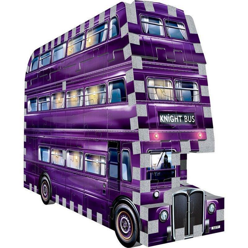 Wrebbit Harry Potter The Knight Bus 130 Pc Mini 3D Puzzle, , large image number 1
