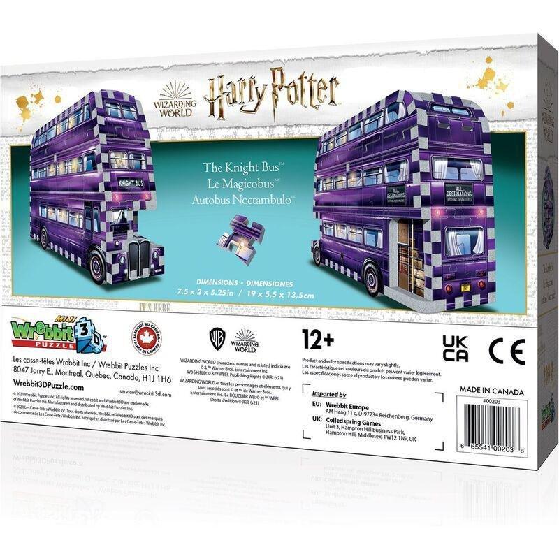 Wrebbit Harry Potter The Knight Bus 130 Pc Mini 3D Puzzle, , large image number 4