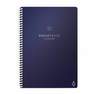 ROCKETBOOK - Rocketbook Fusion Executive Reusable Smart Notebook - Midnight Blue (6 x 8.8 Inch)