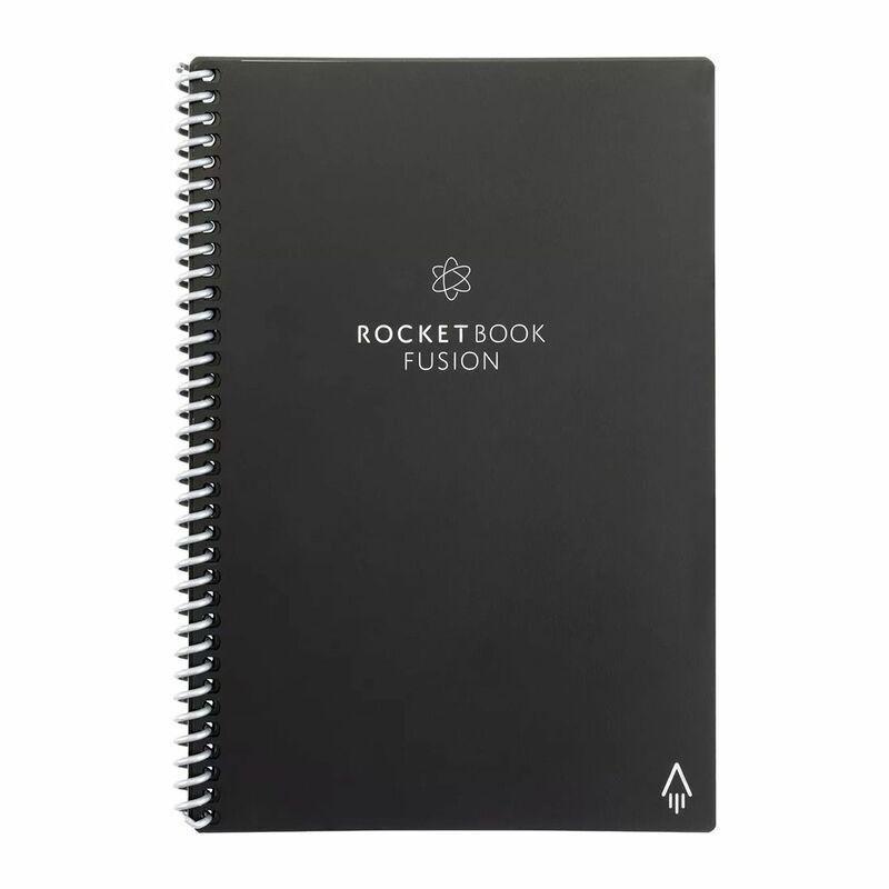 Rocketbook Fusion Executive Reusable Smart Notebook - Infinity Black (6 x 8.8 Inch), , large image number 0