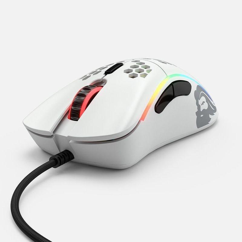 Glorious Model D Minus Matte White Gaming Mouse, , large image number 0