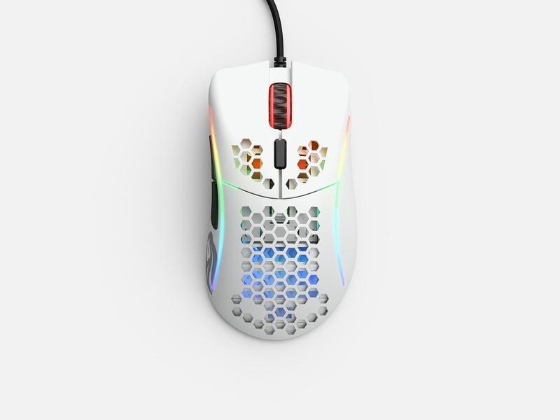 GLORIOUS PC GAMING RACE - Glorious Model D Minus Matte White Gaming Mouse
