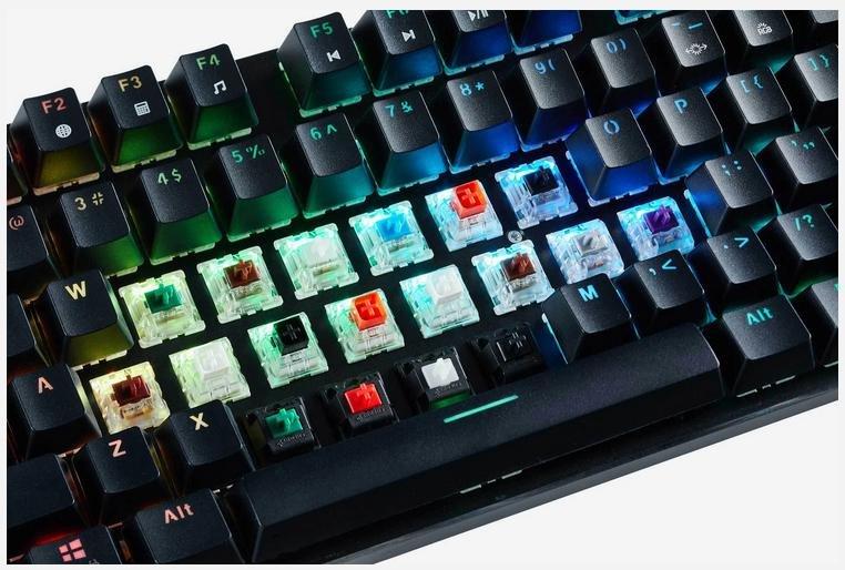 Glorious Modular Mechanical Keyboard TKL - Gateron Brown Switch - Black, , large image number 3