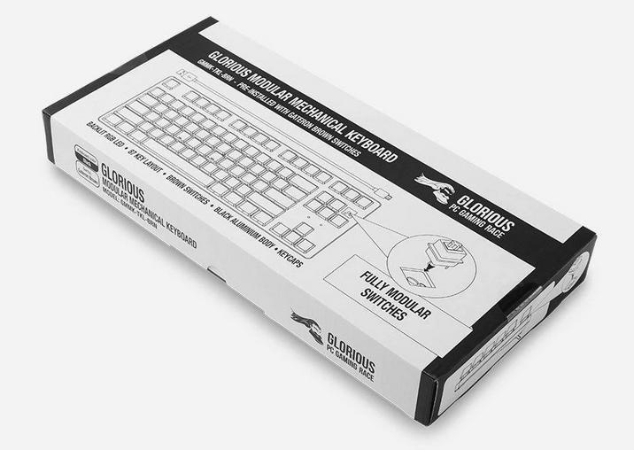 Glorious Modular Mechanical Keyboard TKL - Gateron Brown Switch - Black, , large image number 4