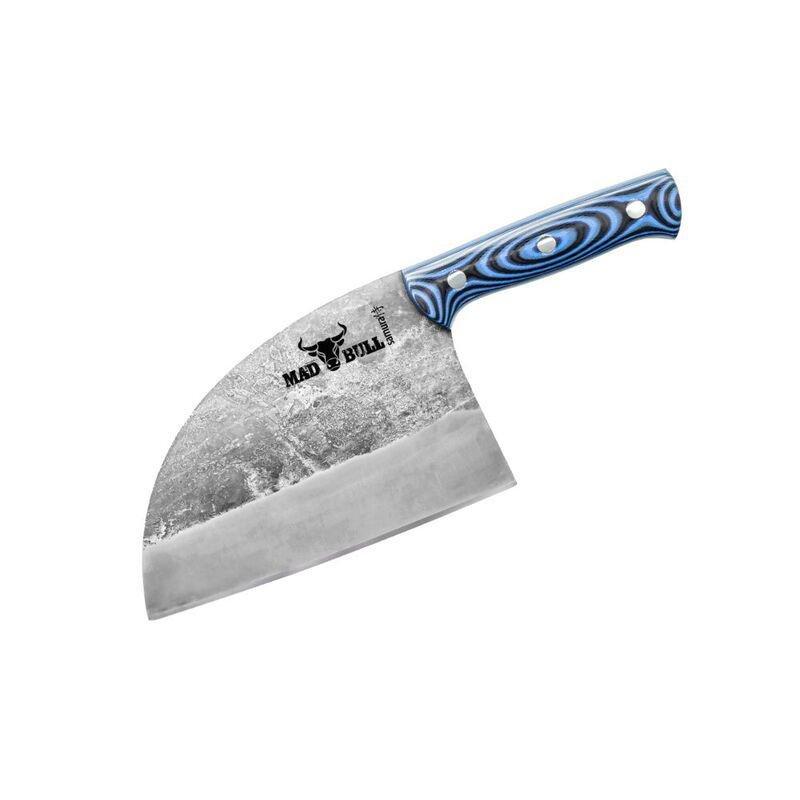 Samura Mad Bull Serbian Stainless Steel Chef’s Knife With Black & Blue Handle (7.0-Inch/ 180 mm), , large image number 0