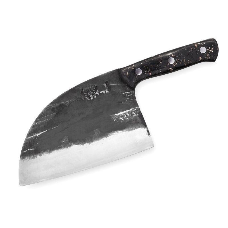 Samura Mad Bull Serbian Stainless Steel Chef’s Knife With Marble Carbon Handle (7.0-Inch/ 180 mm), , large image number 0