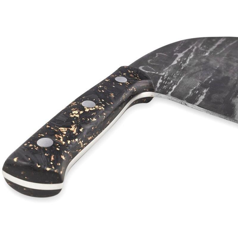 Samura Mad Bull Serbian Stainless Steel Chef’s Knife With Marble Carbon Handle (7.0-Inch/ 180 mm), , large image number 3
