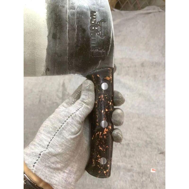 Samura Mad Bull Serbian Stainless Steel Chef’s Knife With Marble Carbon Handle (7.0-Inch/ 180 mm), , large image number 5