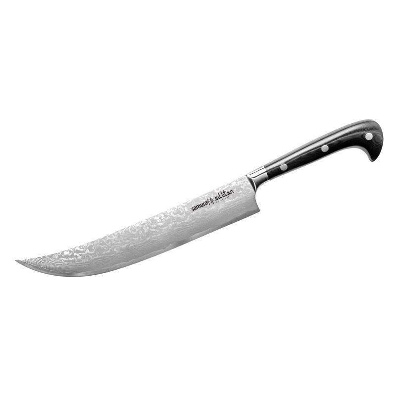 Samura Sultan Stainless Steel Slicer Pichak Long Knife (8.3-Inch/210 mm) - Black, , large image number 0