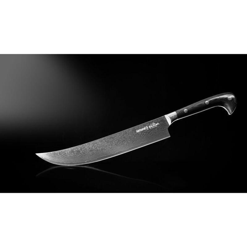 Samura Sultan Stainless Steel Slicer Pichak Long Knife (8.3-Inch/210 mm) - Black, , large image number 1