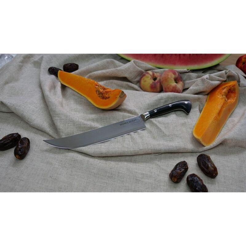 Samura Sultan Stainless Steel Slicer Pichak Long Knife (8.3-Inch/210 mm) - Black, , large image number 2