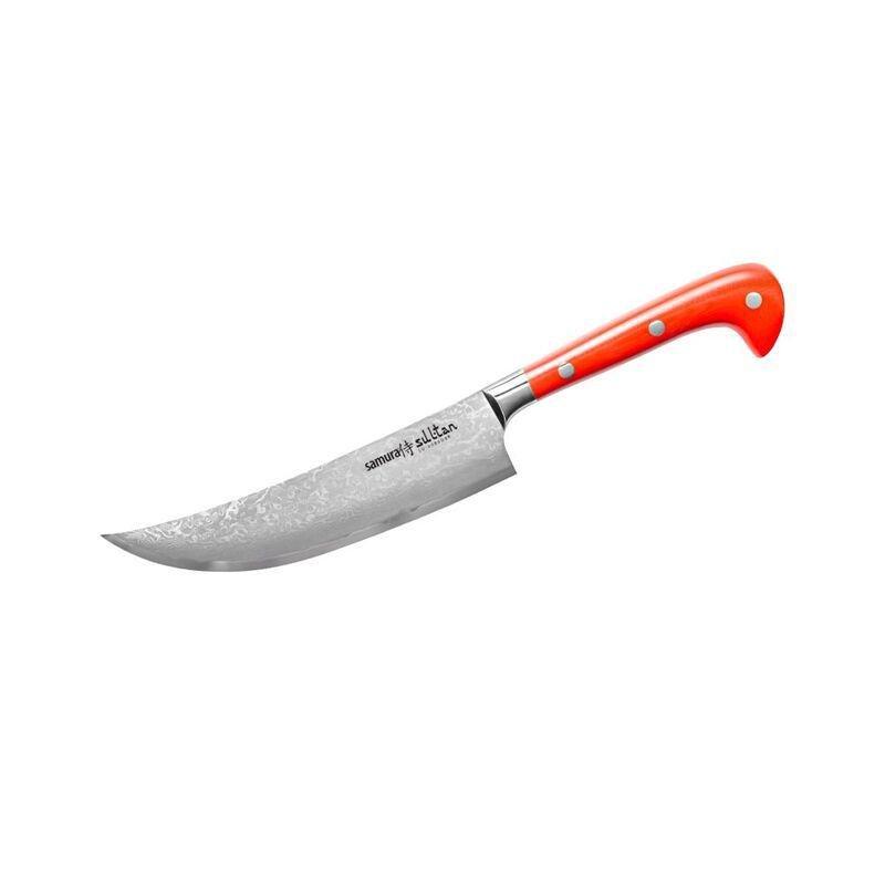 Samura Sultan Stainless Steel Pichak Knife (6.5-Inch/159 mm) - Red, , large image number 0