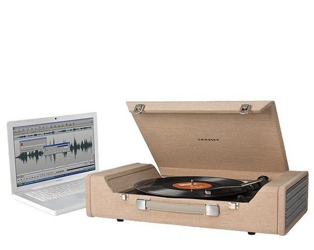 Crosley Nomad Portable Turntable with Built-in Speakers- Brown, , large image number 1