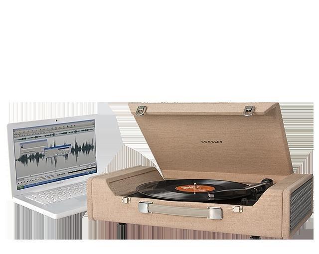 Crosley Nomad Portable Turntable with Built-in Speakers- Brown, , large image number 5