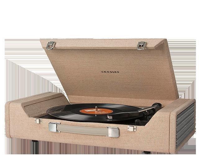 Crosley Nomad Portable Turntable with Built-in Speakers- Brown, , large image number 6