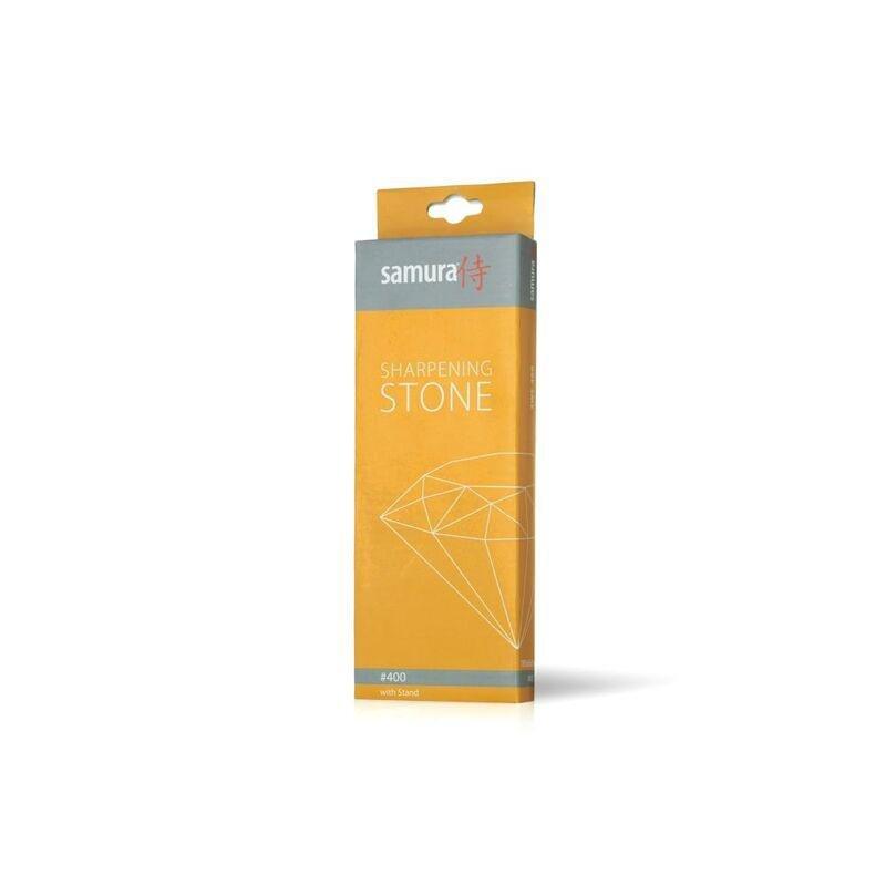 Samura Sharpening Whetstone With Stand (No.400), , large image number 0