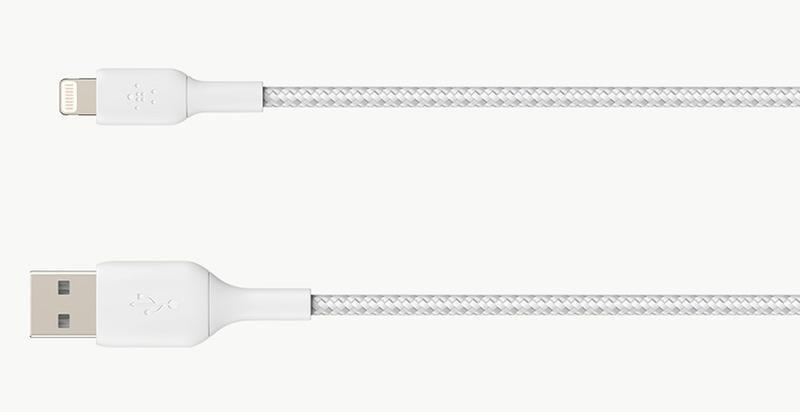 Belkin BoostCharge Lightning Cable Braided 3m White, , large image number 0