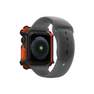 URBAN ARMOR GEAR - Urban Armor Gear Protective Case Black/Orange for Apple Watch 44mm (Compatible with Apple Watch 42/44/45mm)