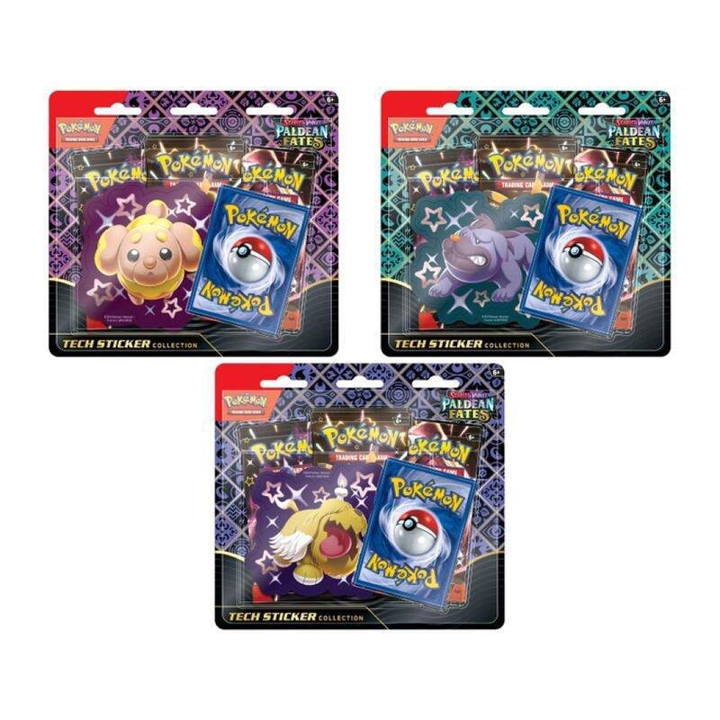 Pokemon TCG Scarlet & Violet 4.5 Paldean Fates Tech Sticker Collection (Assortment - Includes 1), , large image number 0
