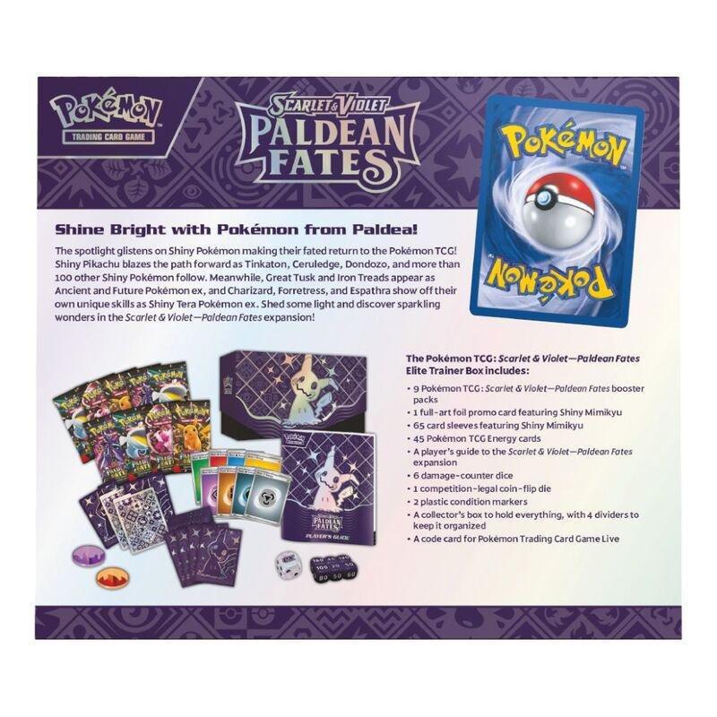 Pokemon TCG Scarlet & Violet 4.5 Paldean Fates Elite Trainer Box, , large image number 3