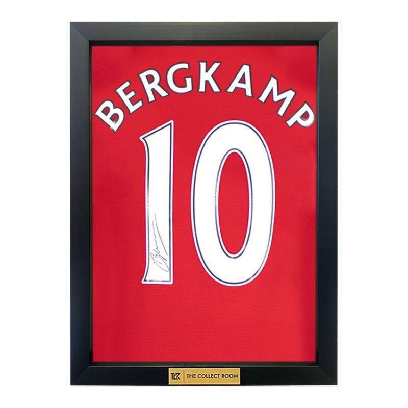 The Collect Room Dennis Bergkamp Back Signed Modern Arsenal Home Shirt, , medium
