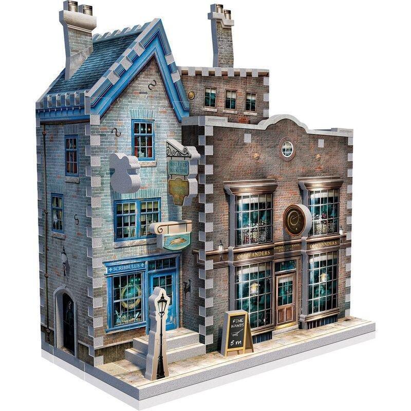Wrebbit Harry Potter Diagon Alley Collection Ollivander`S Wand Shop & Scribbulus 295 Pcs 3D Puzzle, , large image number 0