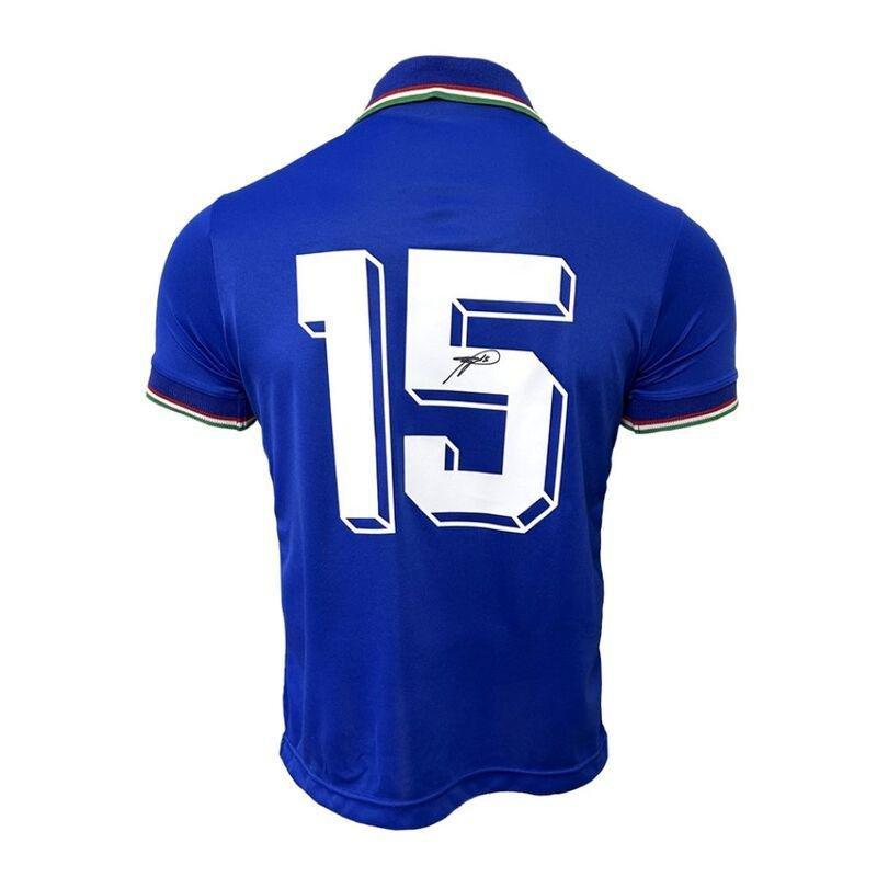 The Collect Room Roberto Baggio Back Signed Italy 1990 Home Shirt, , large image number 1
