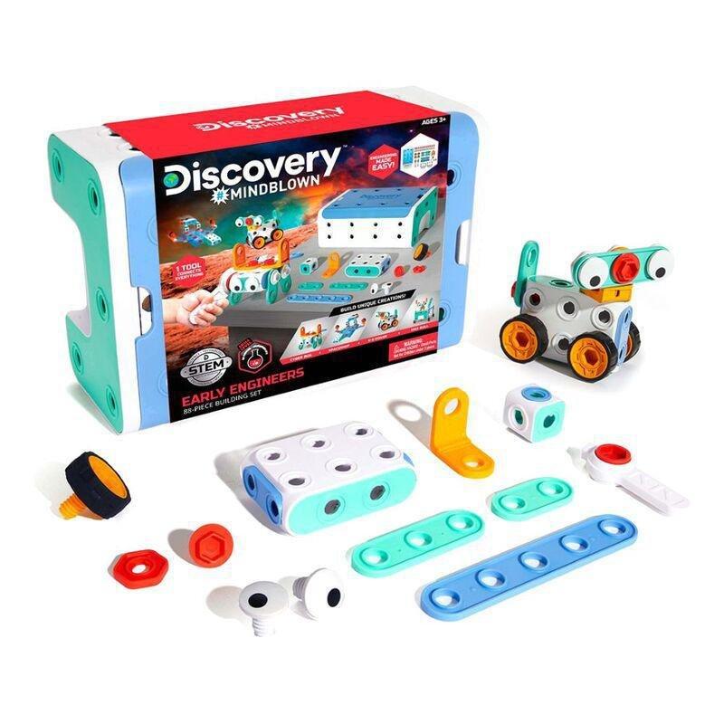 Discovery Mindblown Early Engineers Toy Building Set (88 Pieces), , large image number 0