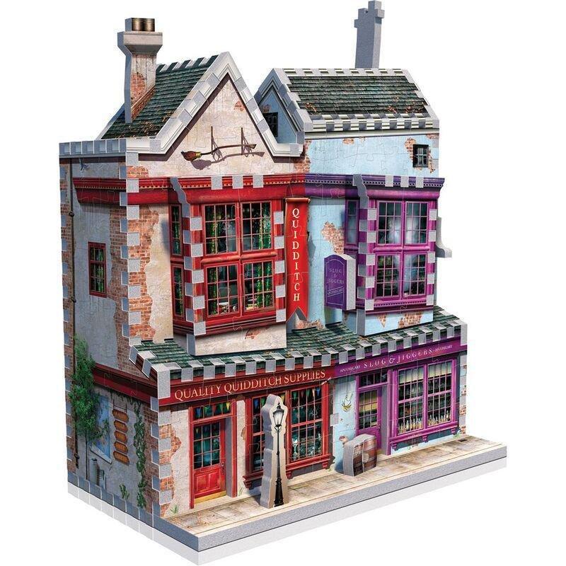 Wrebbit Harry Potter Diagon Alley Collection Quality Quidditch Supplies & Slug & Jiggers 305 Pcs 3D Puzzle, , large image number 0