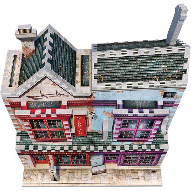 Wrebbit Harry Potter Diagon Alley Collection Quality Quidditch Supplies & Slug & Jiggers 305 Pcs 3D Puzzle, , large image number 4