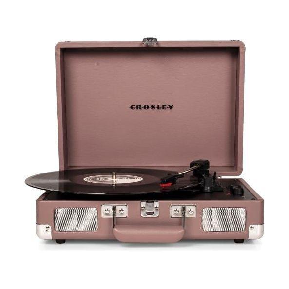 Crosley Cruiser Deluxe Portable Turntable with Built-in Speakers - Purple Ash, , large image number 0