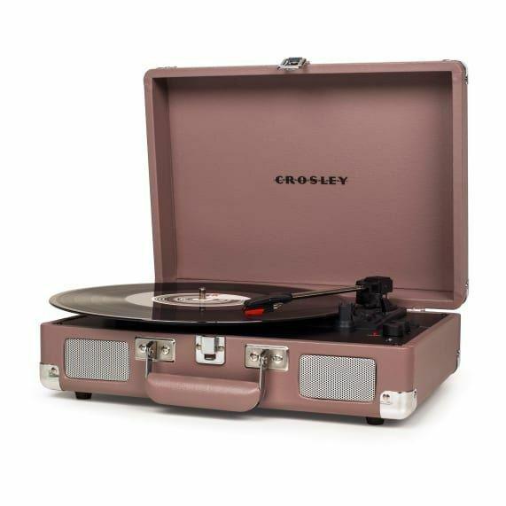 Crosley Cruiser Deluxe Portable Turntable with Built-in Speakers - Purple Ash, , large image number 2