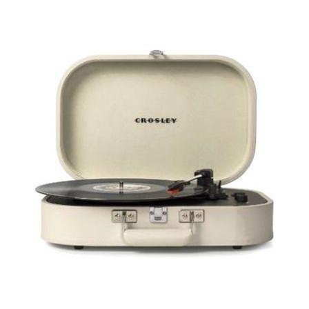 CROSLEY - Crosley Discovery Bluetooth Portable Turntable with Built-in Speakers - Dune