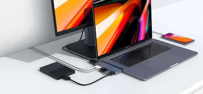 Hyper HyperDrive DUO 7-in-2 USB-C Hub - Silver, , large image number 1