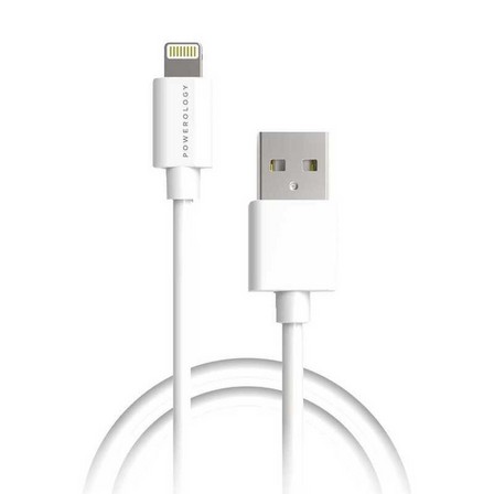 POWEROLOGY - Powerology USB-A to Lightning Cable 3m White