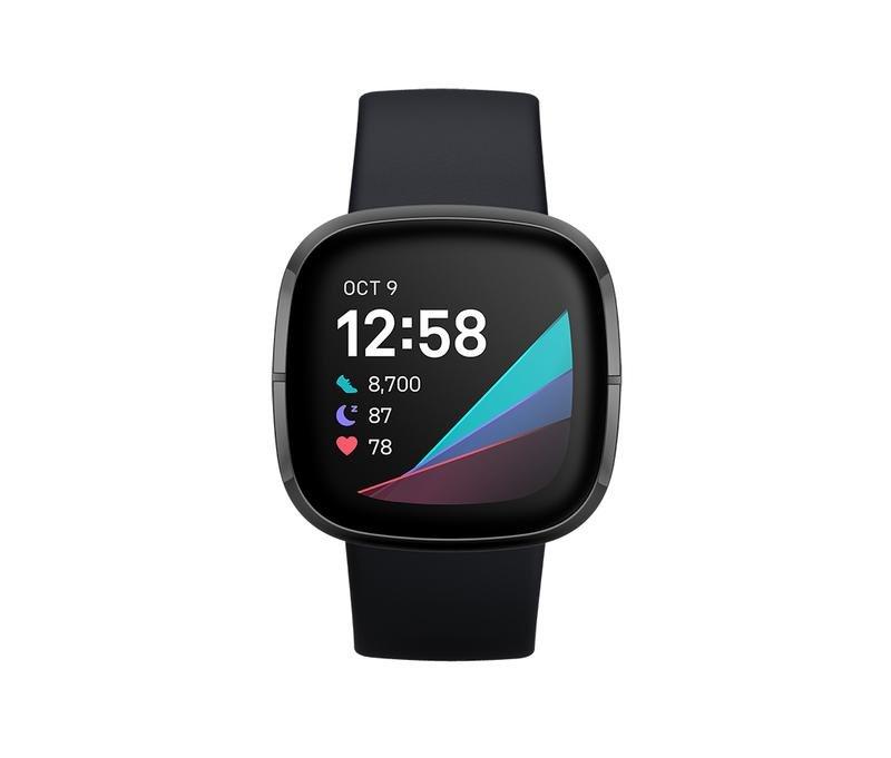 Fitbit Sense Carbon/Graphite Stainless Steel Smartwatch, , large image number 1