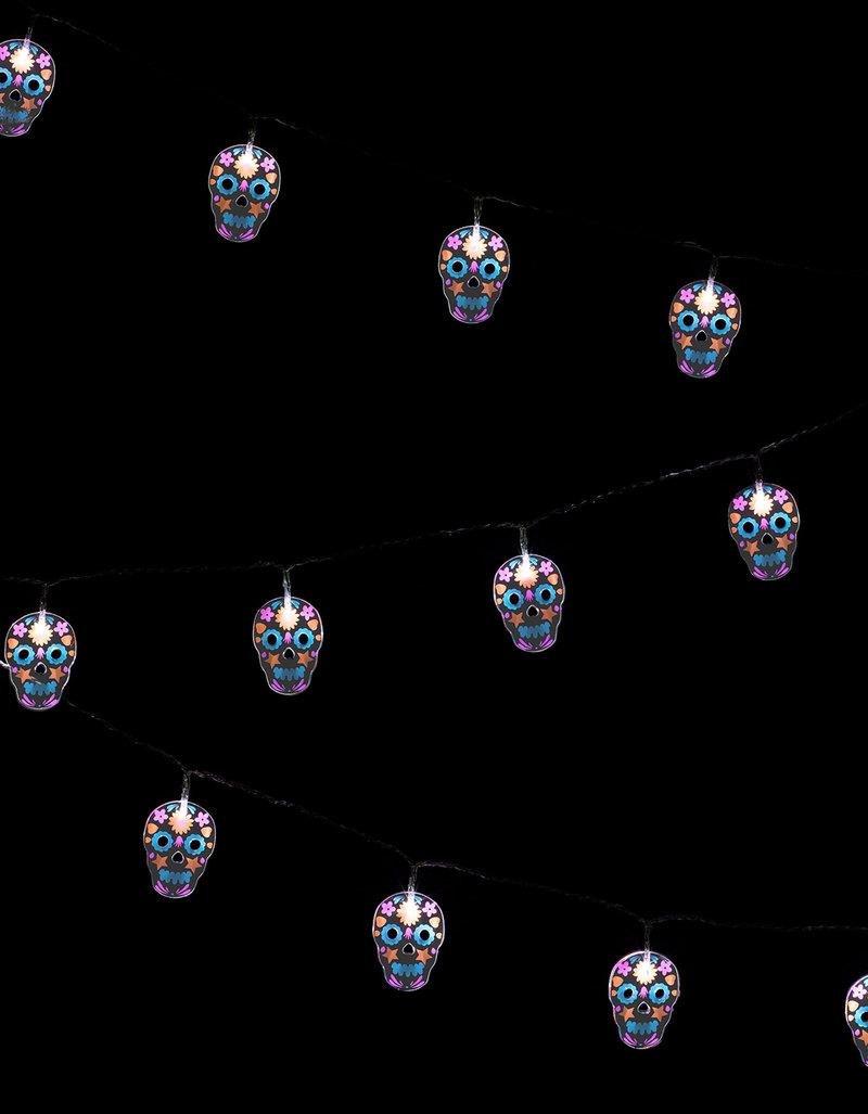 Tatty Devine Sugar Skulls String Lights, , large image number 1