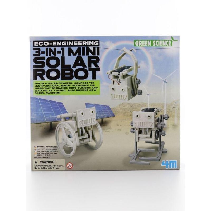 4M Eco Engineering 3-In-1 Mini Solar Robot, , large image number 0