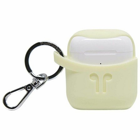 PODPOCKET - Podpocket Scoop Collection Silicone Case Mellow Yellow for Apple AirPods