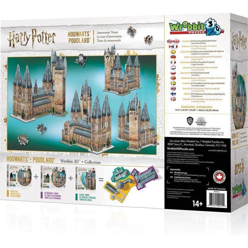 Wrebbit Harry Potter Hogwarts Astronomy Tower 875 Pcs 3D Puzzle, , large image number 4