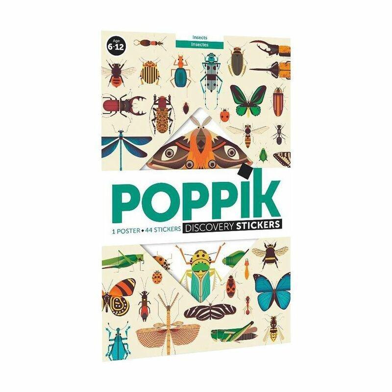 Poppik Discovery Insects Sticker Poster, , large image number 0
