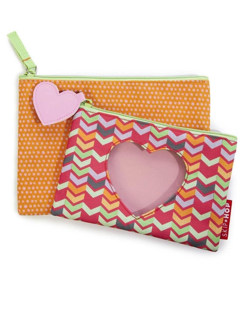 Skip Hop Forget Me Not Kid Heart Pencil Case, , large image number 0