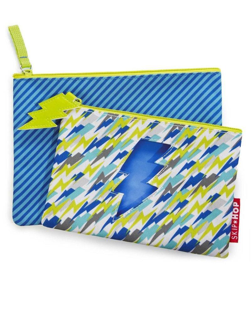 Skip Hop Forget Me Not Kid Lightning Pencil Case, , large image number 0