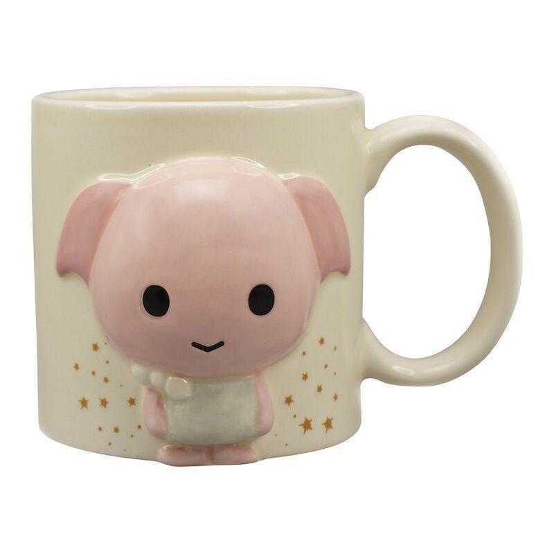 Half Moon Bay Wizarding World Harry Potter Kawaii Dobby 350 ml Embossed Mug, , large image number 0